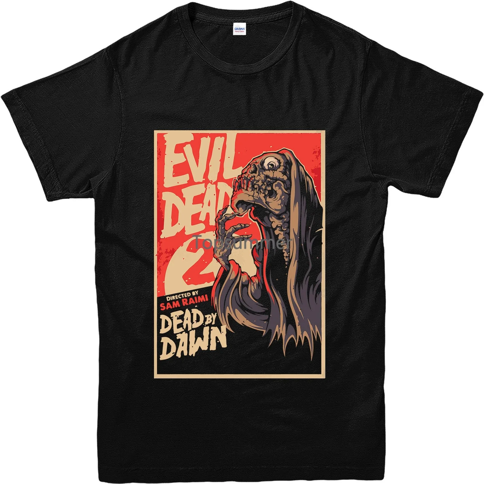 

Evil Dead 2 T-Shirt Evil Dead 2 Skeleton T Shirt Horror Movie Inspired Top Short Sleeve Fashion Summer Printing Casual