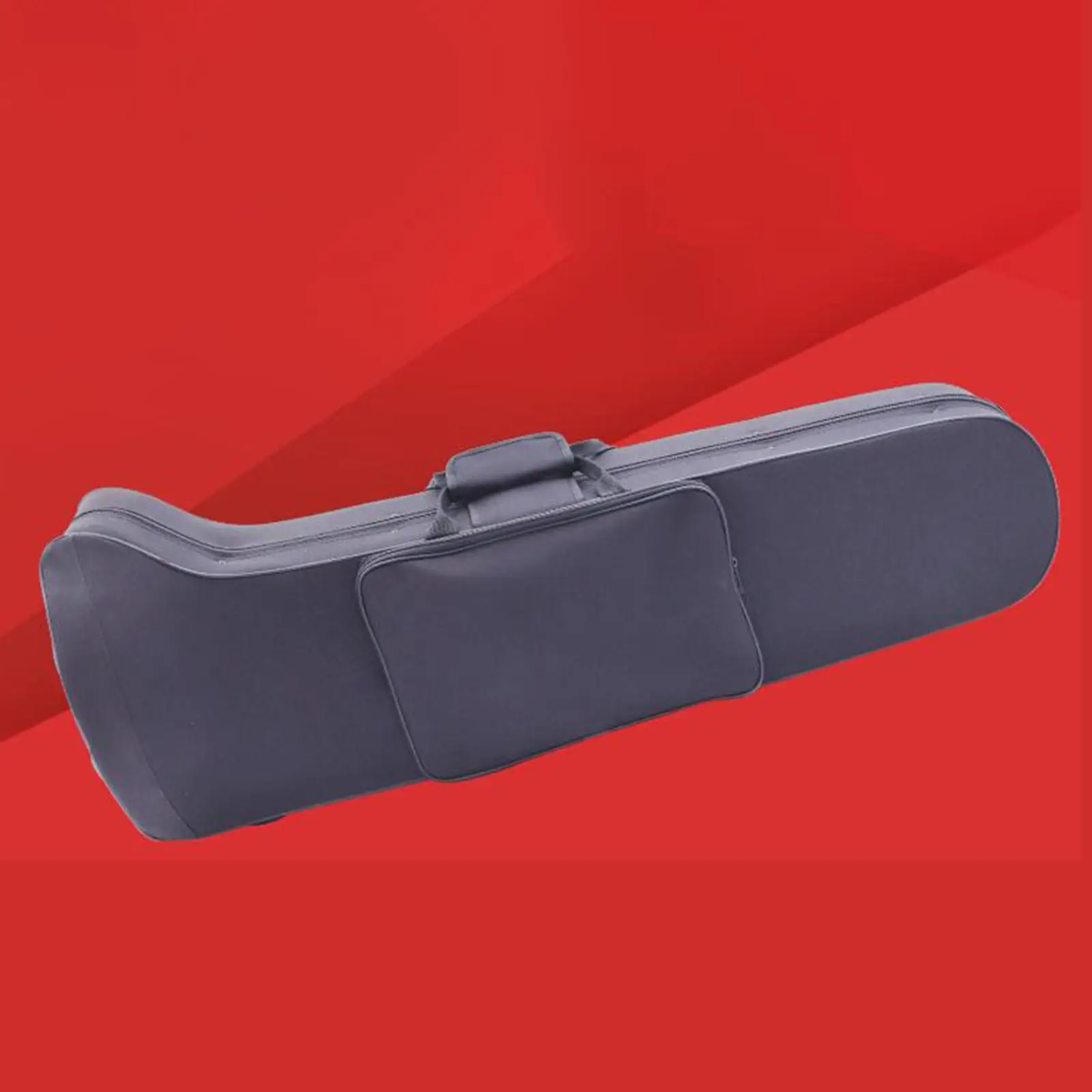 Padded Bass Trombone Gig Bag, Tenor Trombone Protect Backpack Carry Bag, Case Gig Bag for Band Players Musician