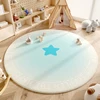 Pink Girl New Round Carpet Children Room Warm Fluffy Soft Decorative Carpets Geometric Love Anti Slip Rug Carpet for Living Room 2
