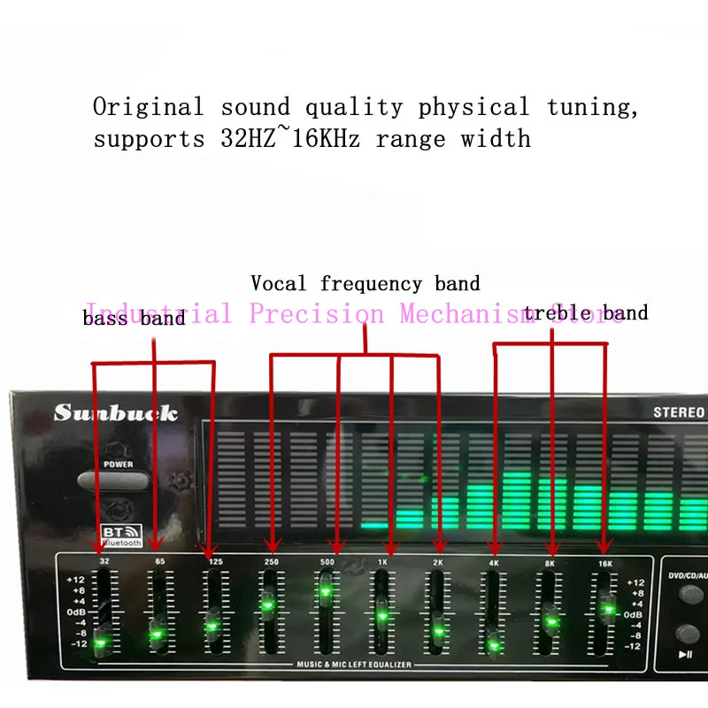 Analizzatore Spettro Musicale LED RGB - Visualizzatore VU Meter, 20 Segmenti, Effetti Luce Ritmica, Alimentazione USB - Foto 5