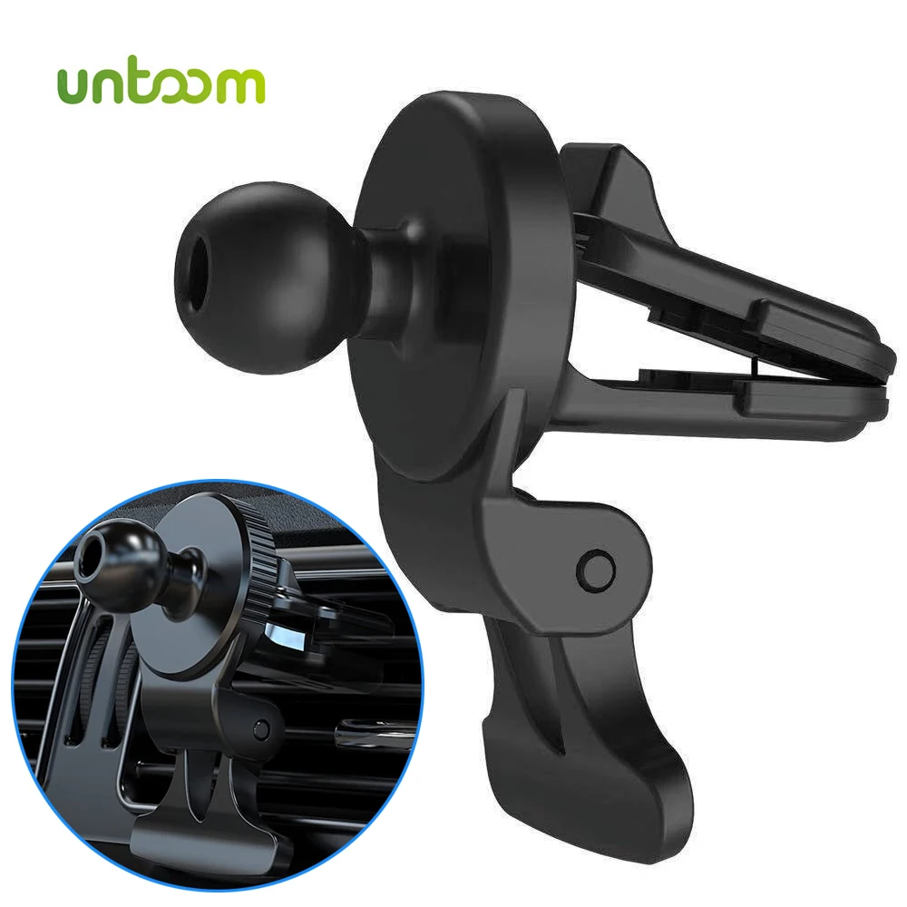 Untoom 17mm Kugelkopfbasis für Autotelefonhalterung Universelle Auto-Lüftungs-Handyhalterung GPS-Halterung Auto-Luftauslass-Clip-Halterung
