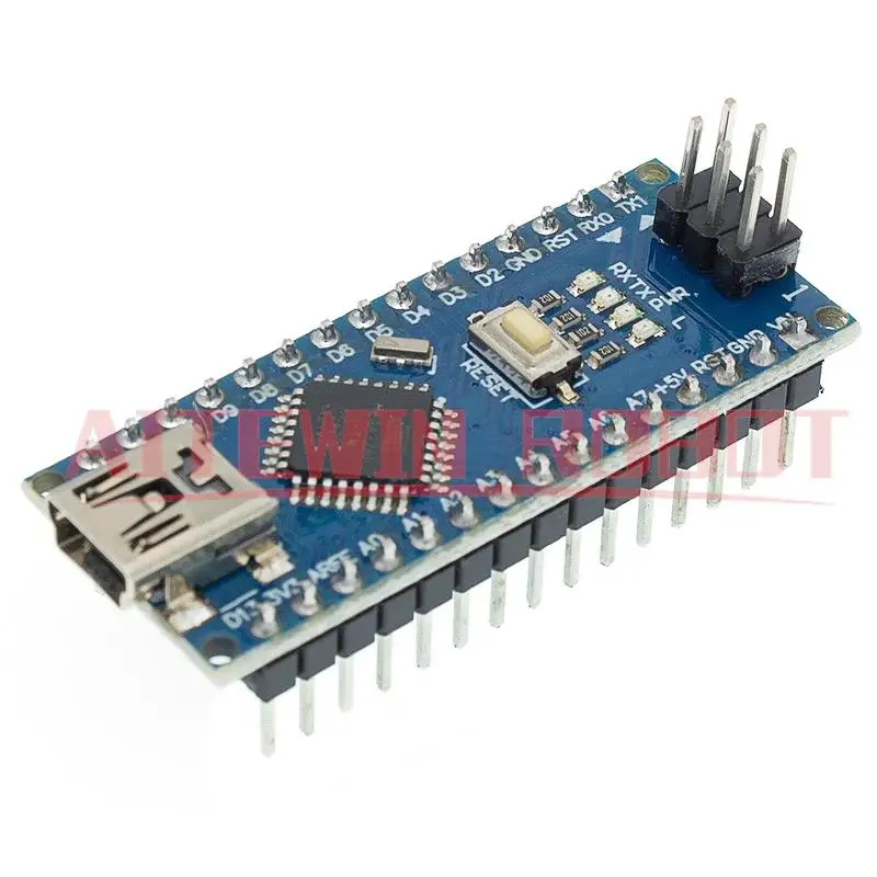 Promotion For arduino Nano 3.0 Atmega328 Controller Compatible Board WAVGAT Module PCB Development Board without USB V3.0