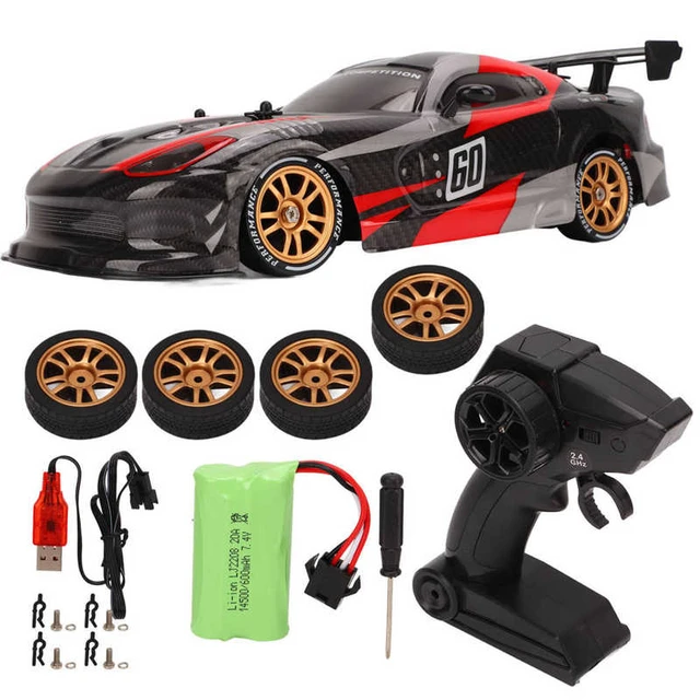 JJRC Q116 1/16 2.4G 4WD Drift RC Car Veículo Modelo Preto