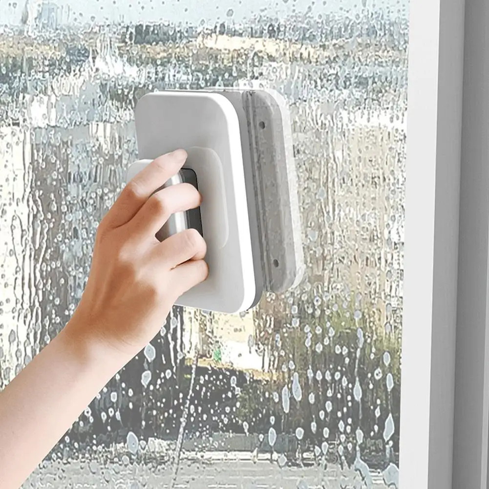 3-10mm Magnetic Window Cleaner Double Side Window Wiper Glass Cleaner Brush Washing Windows Outside Household Cleaning Tool
