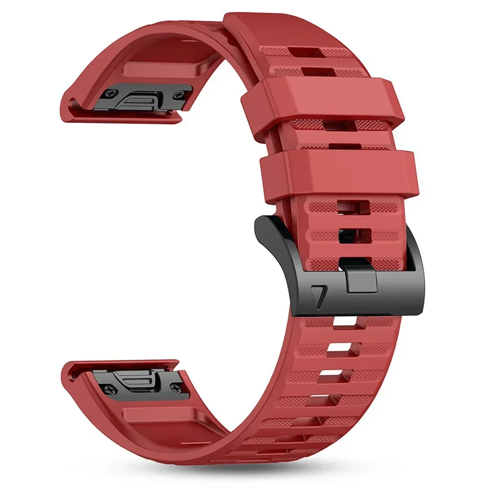 Enhanced Silicone Watch Strap - QuickFit 22/26mm, Universal Fit Bracelet