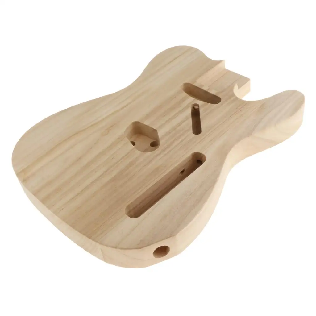 Electric Guitar Body Unfinished Maple Empty Guitar Barrel for