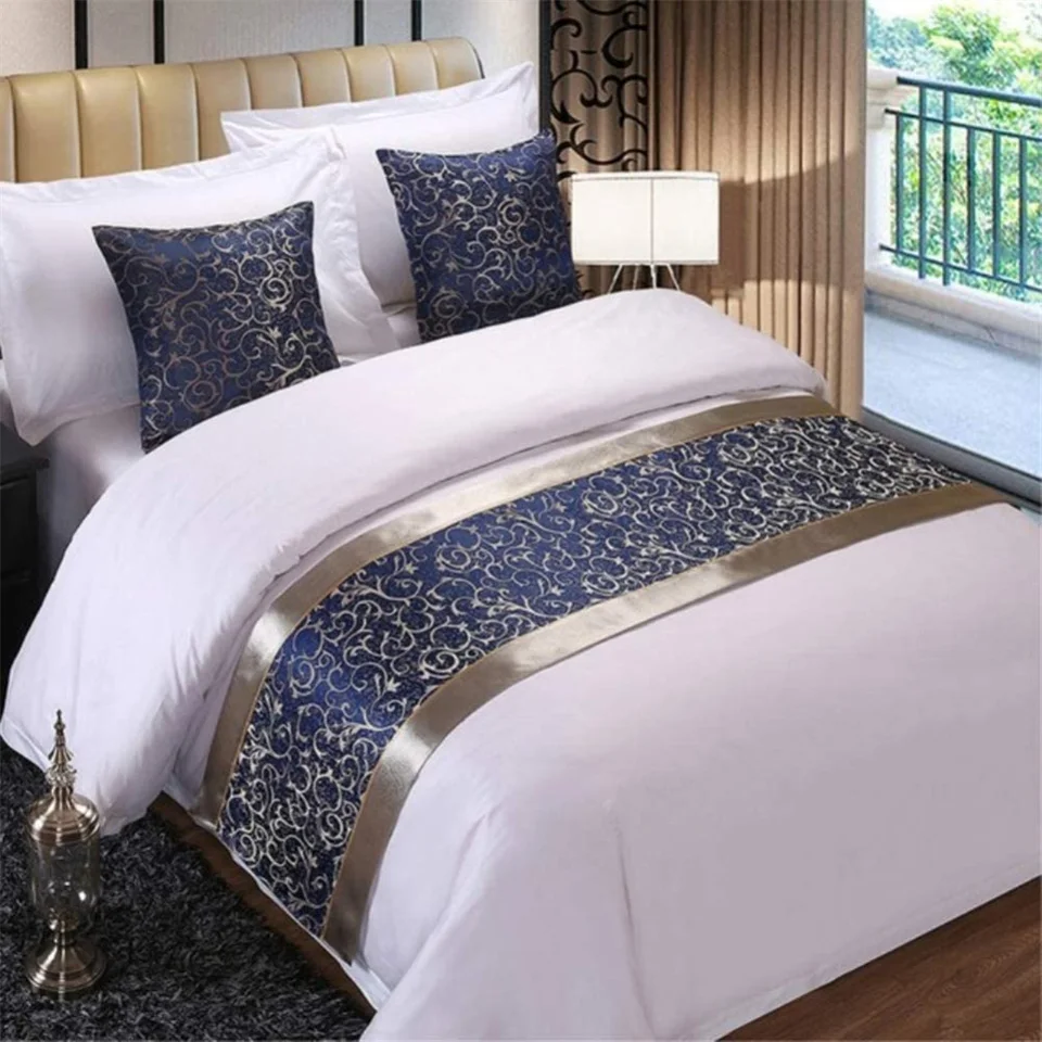 Effen kleur bedloper Hotel Beddengoed Sprei Decoratieve Sjaal Moderne Luxe Gewatteerde Embossing Slaapkamer Bed Cover Bed Decor (Color : Gold, Size : Pillowcase*1(50x50cm