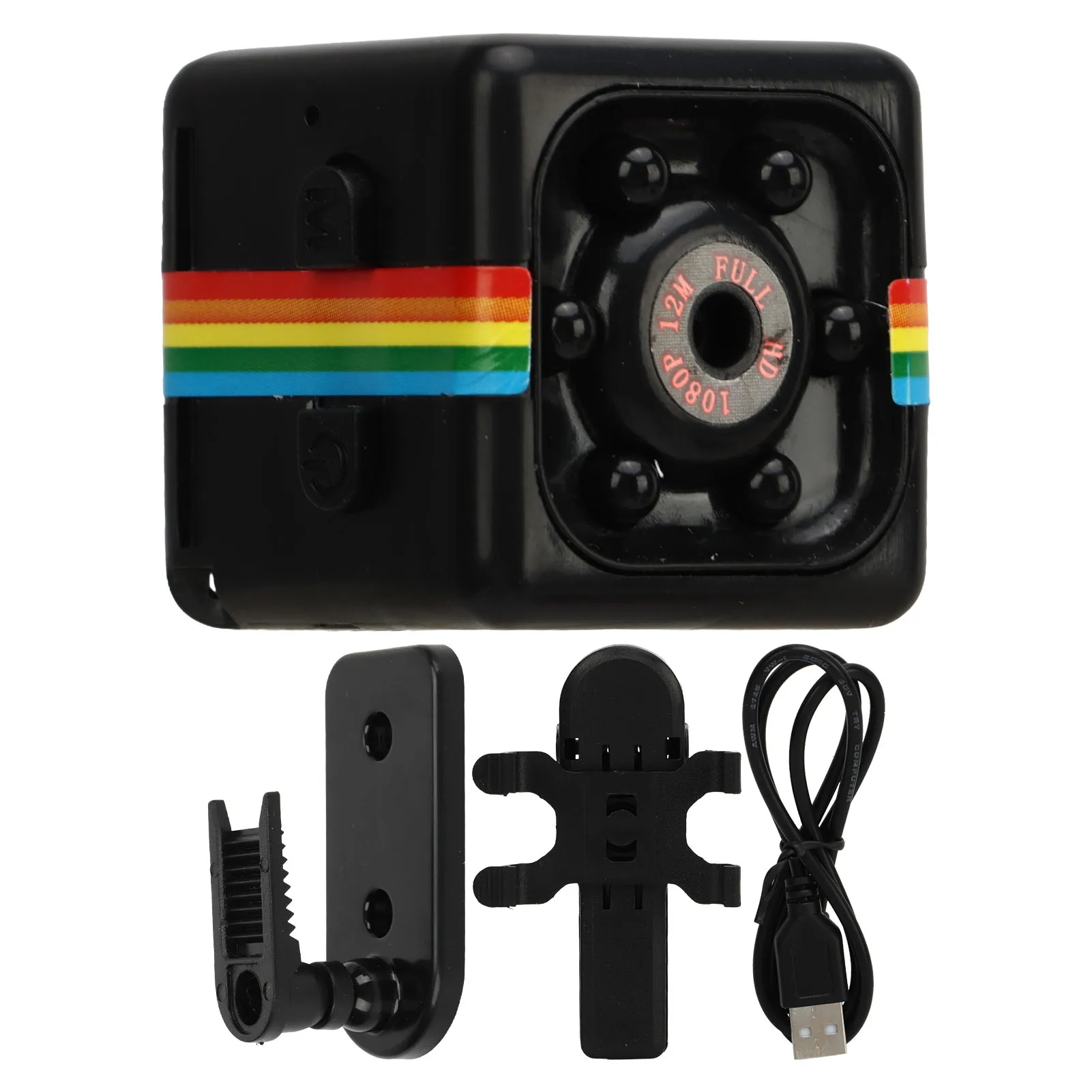 Outdoor Sports Camera Infrared Low Power Chip Mini Camera Clip Design HD 1080P ABS for Outdoor Sports
