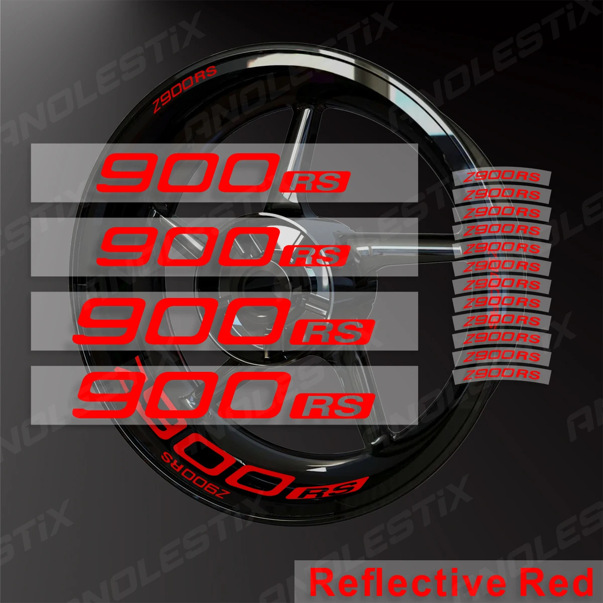 AnoleStix   ݻ ƼĿ  Į  Ʈ , ͻŰ Z900 RS 2019 2020 2021 2022 2023