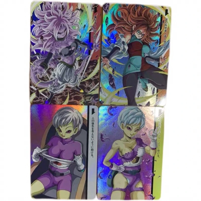 

9pcs/set Dragon Ball Anime Surrounding Sexy Beauty Girl Card Rare Collection Flash Card Collection Childrens Toys Birthday Gift
