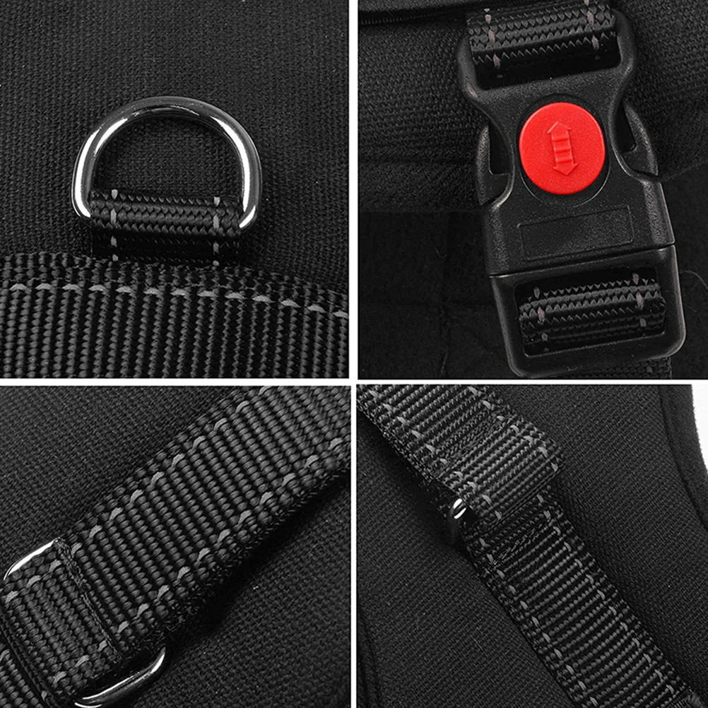 

Nylon Dog Harness Vest Tape Breathable Mesh Pet Dogs Leash Harness Pet Products(Camouflage Green,M)