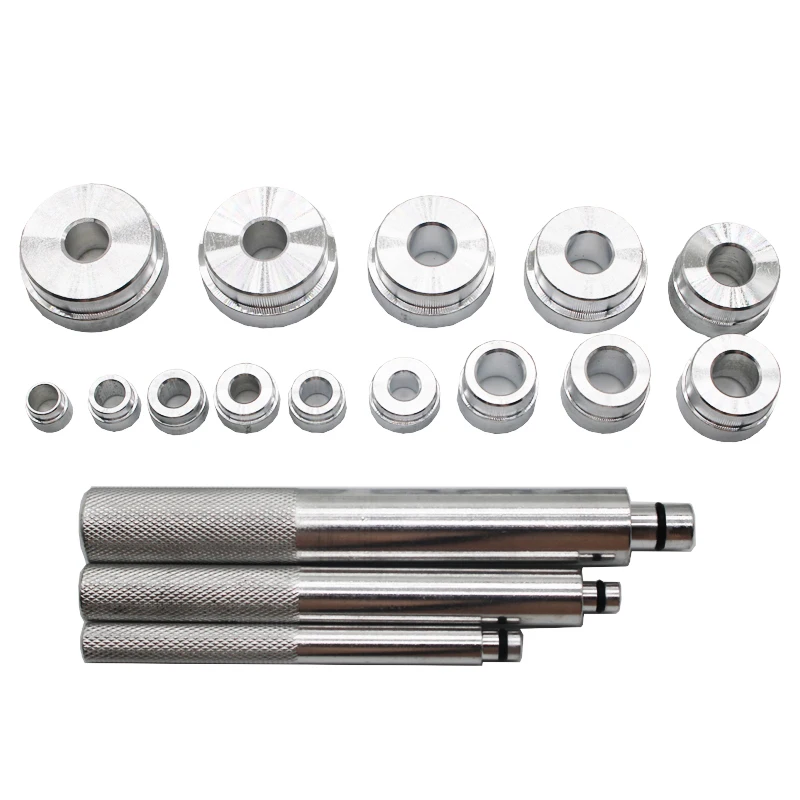 

17Pcs Aluminium Wheel Remover Car Bearing Removal Tools Set Wheel Bearing Race Seal Bush Driver Master Tool Kits