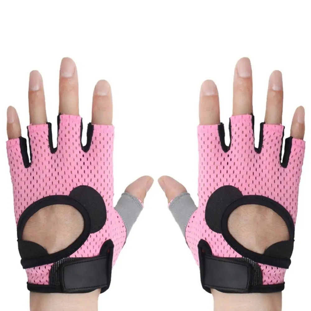 Sports Half Finger Gloves Unisex Breathable Anti-slip Weight Lifting Yoga Gym Gloves