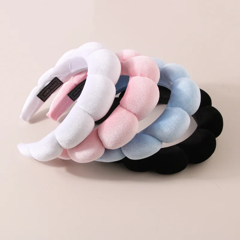

Korean Puffy Sponge Headband for Women fashion simplicity personality hairband for Girls Non Slip Headwear cute Hair Accessories