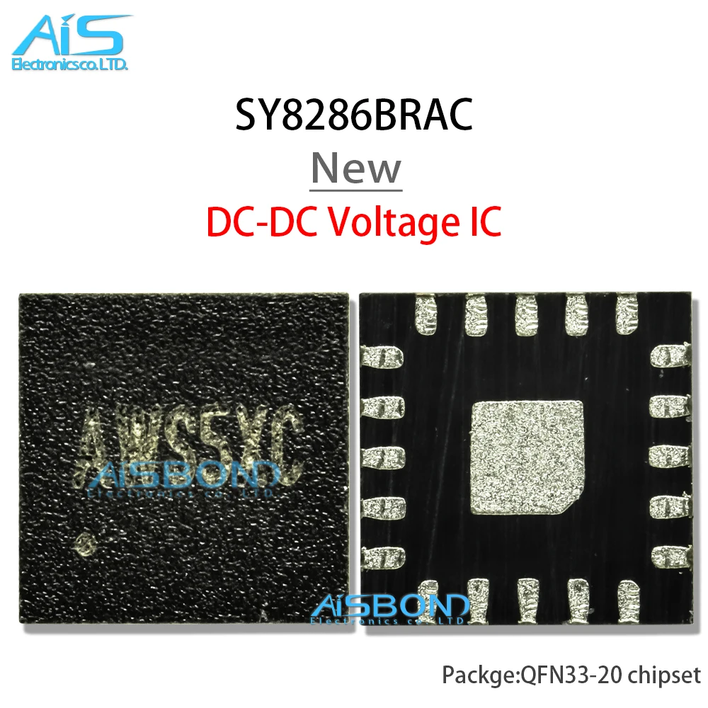 

10Pcs/Lot New SY8286 SY8286B SY8286BRAC 6A 23V Synchronous step-down regulator IC Marking AWV5LC AWV5 AWV*** QFN-20 Chipset