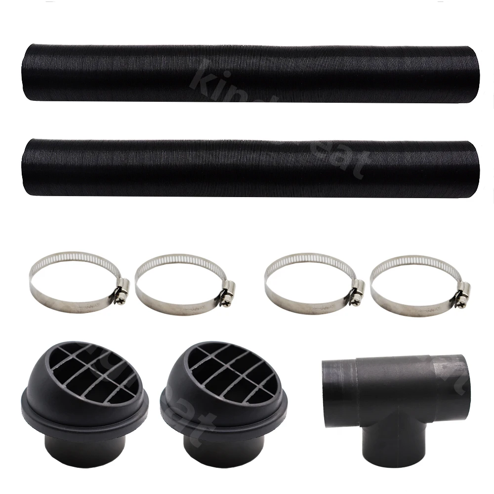 60mm Car Heater Replacement Kits Air Diesel Parking Heater Ducting Pipe