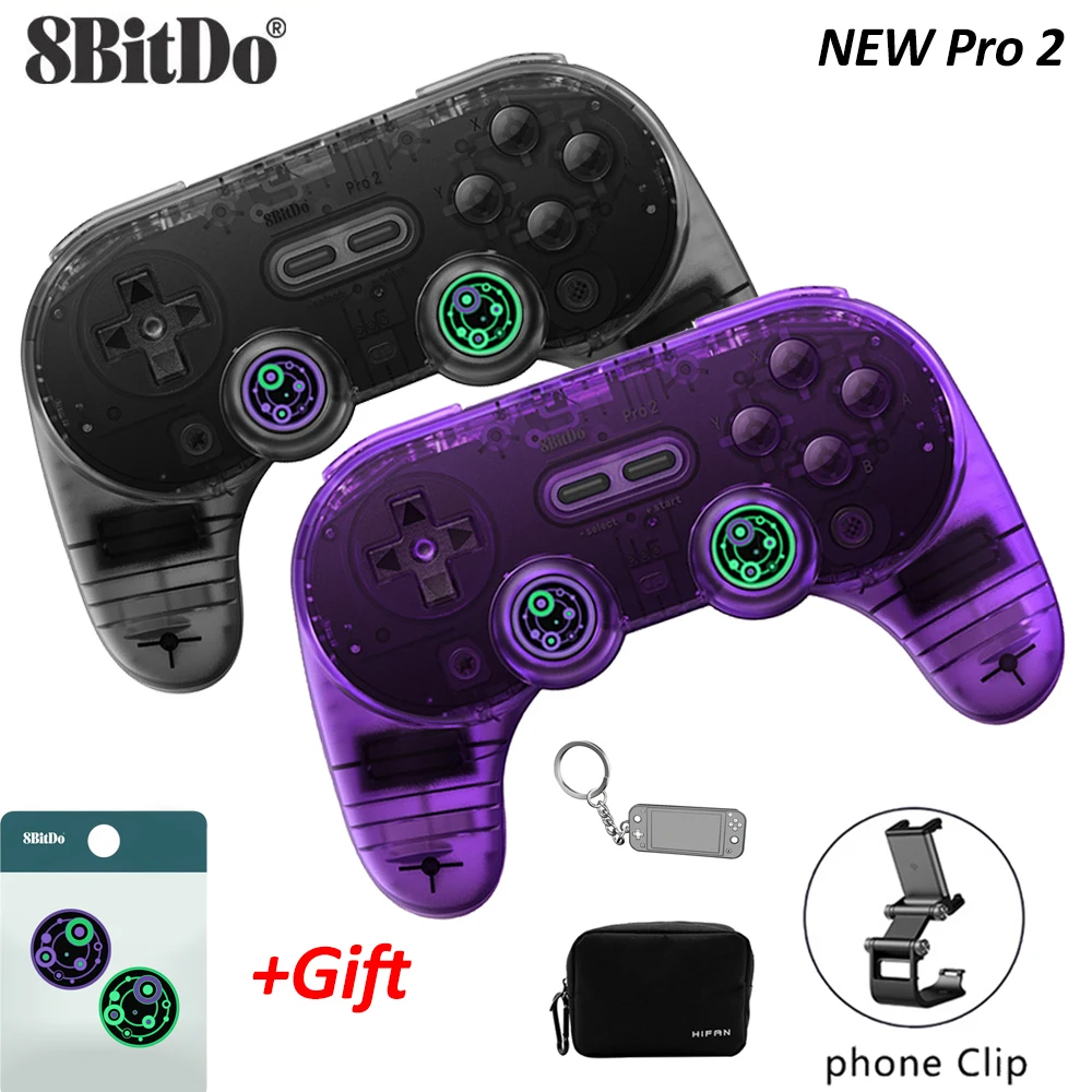 8Bitdo Special Edition Pro 2 Joystick Wireless Gamepad Controller Bluetooth Per Switch Pc Macos Android Steam Raspberry Pi