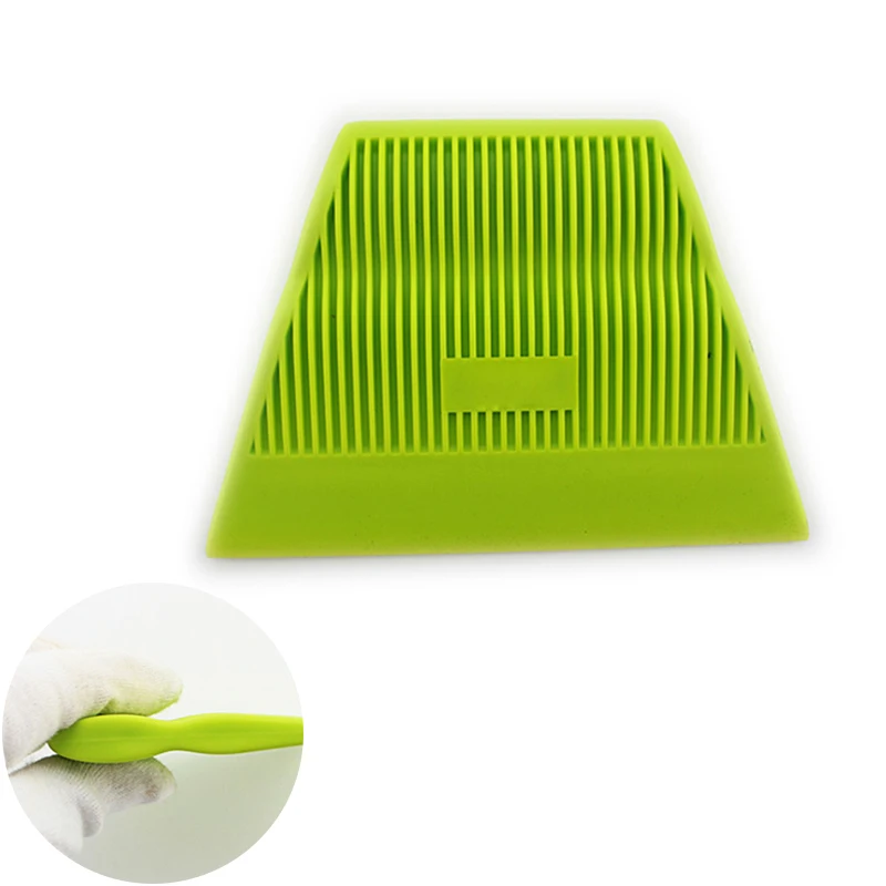 1Pc Trapezoidal Medium Soft Squeegee Scraper For Car Wrapping/Window Tinting/Wallpaper Installing Car Vinyl Film Wrapping Tool