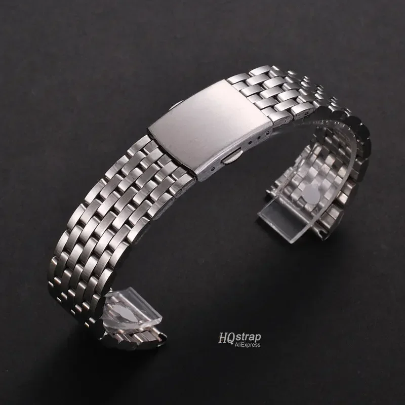 Elegant Stainless Steel Watch Strap - Universal Replacement Wristband Bracelet