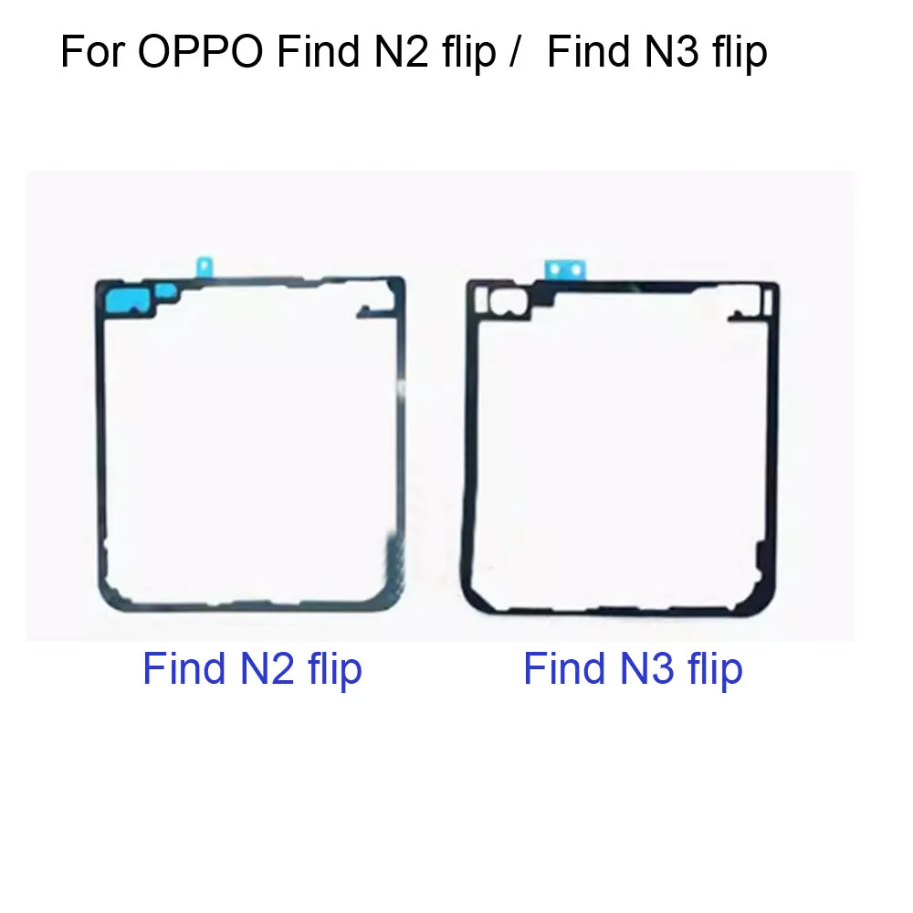 2 Pezzi Nastro Adesivo 3M Colla Coperchio Batteria Posteriore Per Oppo Find N3 Flip 3M Colla 3M Colla Posteriore Porta Posteriore Adesivo Per Oppo Fin