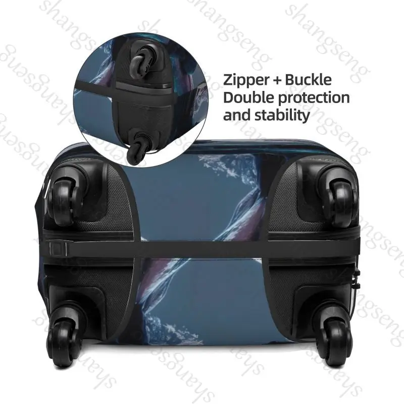 Black panther ferocious animal Thicken Luggage Cover Elasticity Trolley dust cover Suitcase Protection Cover Suitcase Case 3