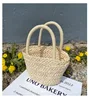 Korean Style Girls Straw Woven Handbag Handheld Small Basket Holiday Beach Bags Fashion Accessories 2