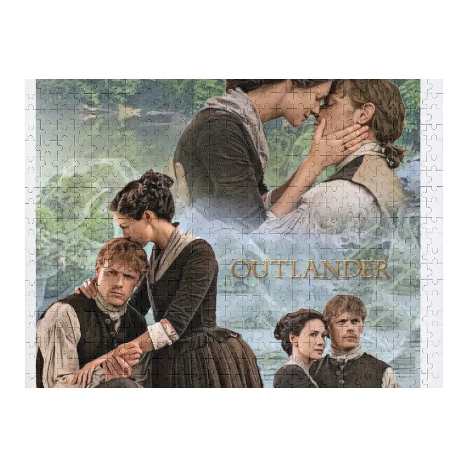 Jamie and Claire Fraser/Outlander Jigsaw Puzzle With Photo Jigsaw Pieces Adults Toddler Toys Christmas Gifts Puzzle