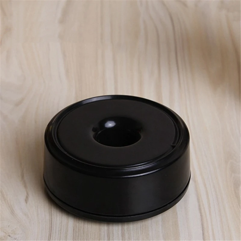 Windproof Round Ashtray Eco-Friendly Portable Cars Home Smoke Accessory Heat Resistant Ash Tray Convenient Plastic