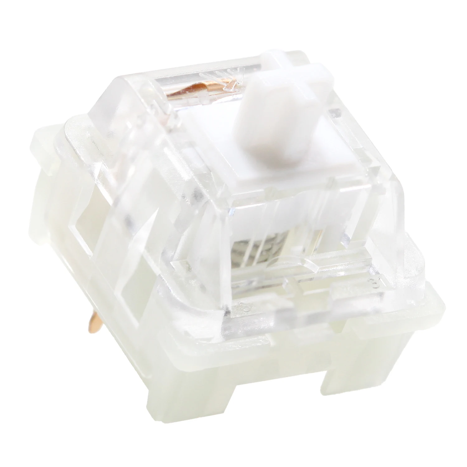 Ktt-kang Interruptor Linear Branco para Teclado Mecânico Interruptor Kangbai Lubed Fábrica Nylon Pom 3pin 43g 53g 43g 80m