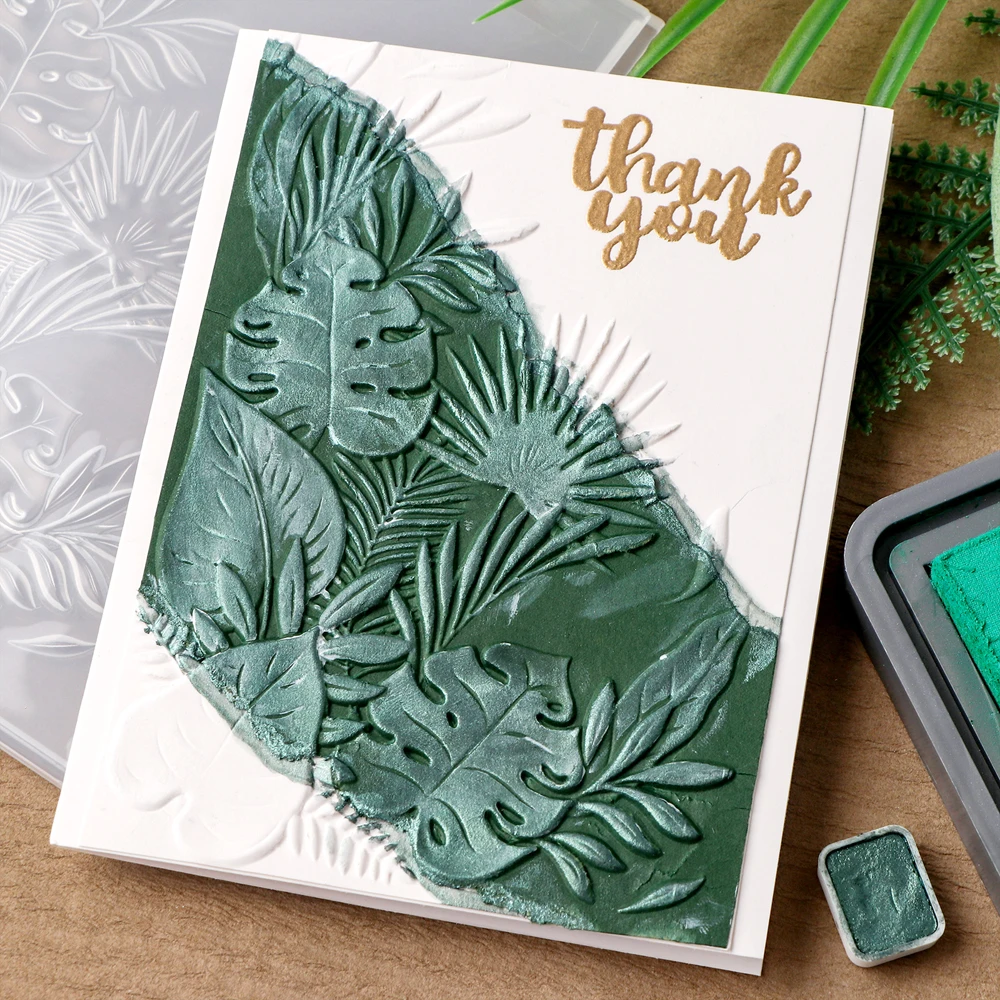 Plastic Embossing Folder Embossing Folder Magnolia Branches 3-D Textured Impressions Embossing Folder Under The Sea Background Template for Card Making Scrapbooking