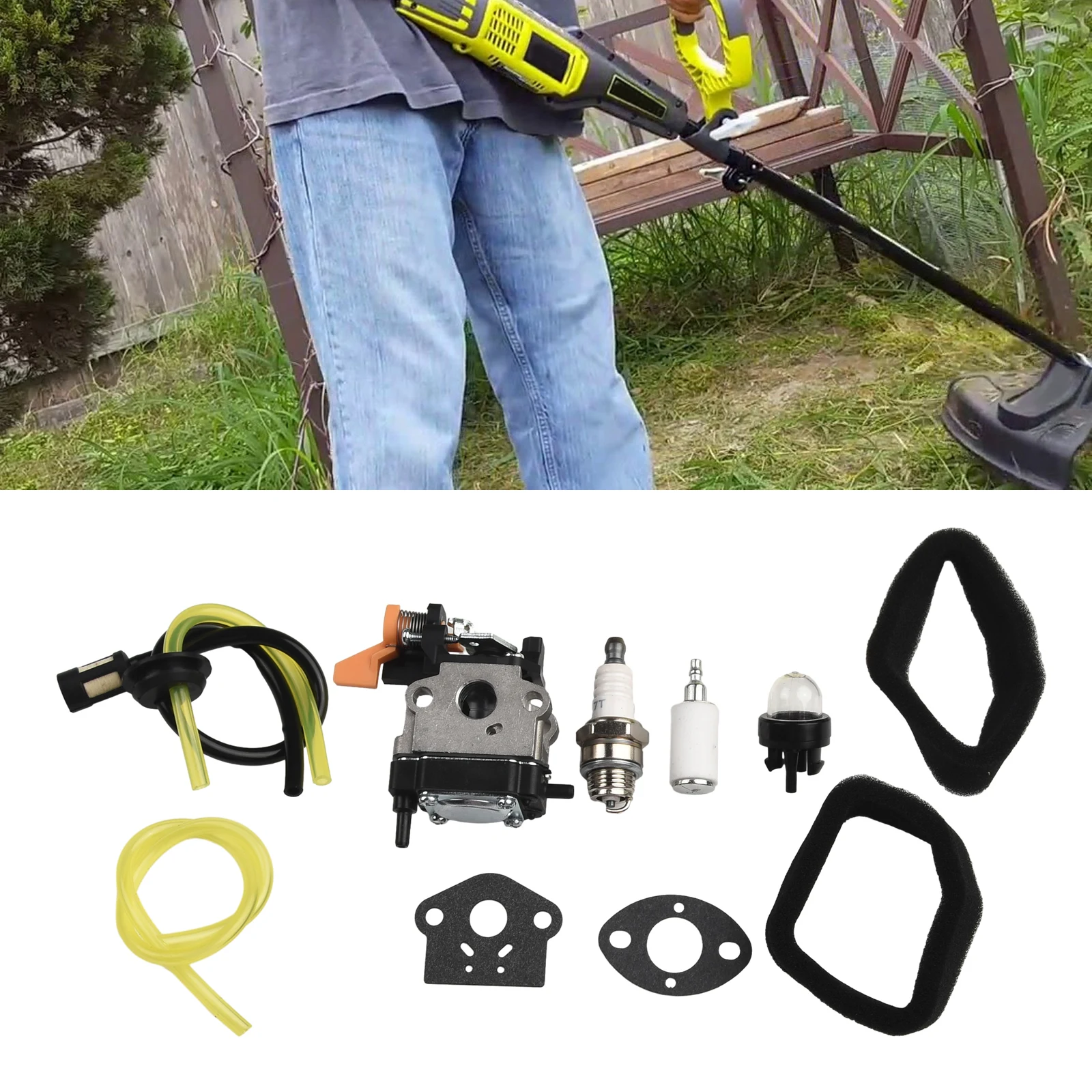 

Карбюратор 985893001 для Homelite, для Ryobi RY30040 RY30040A RY52002 RY52004, аксессуары для садового электроинструмента