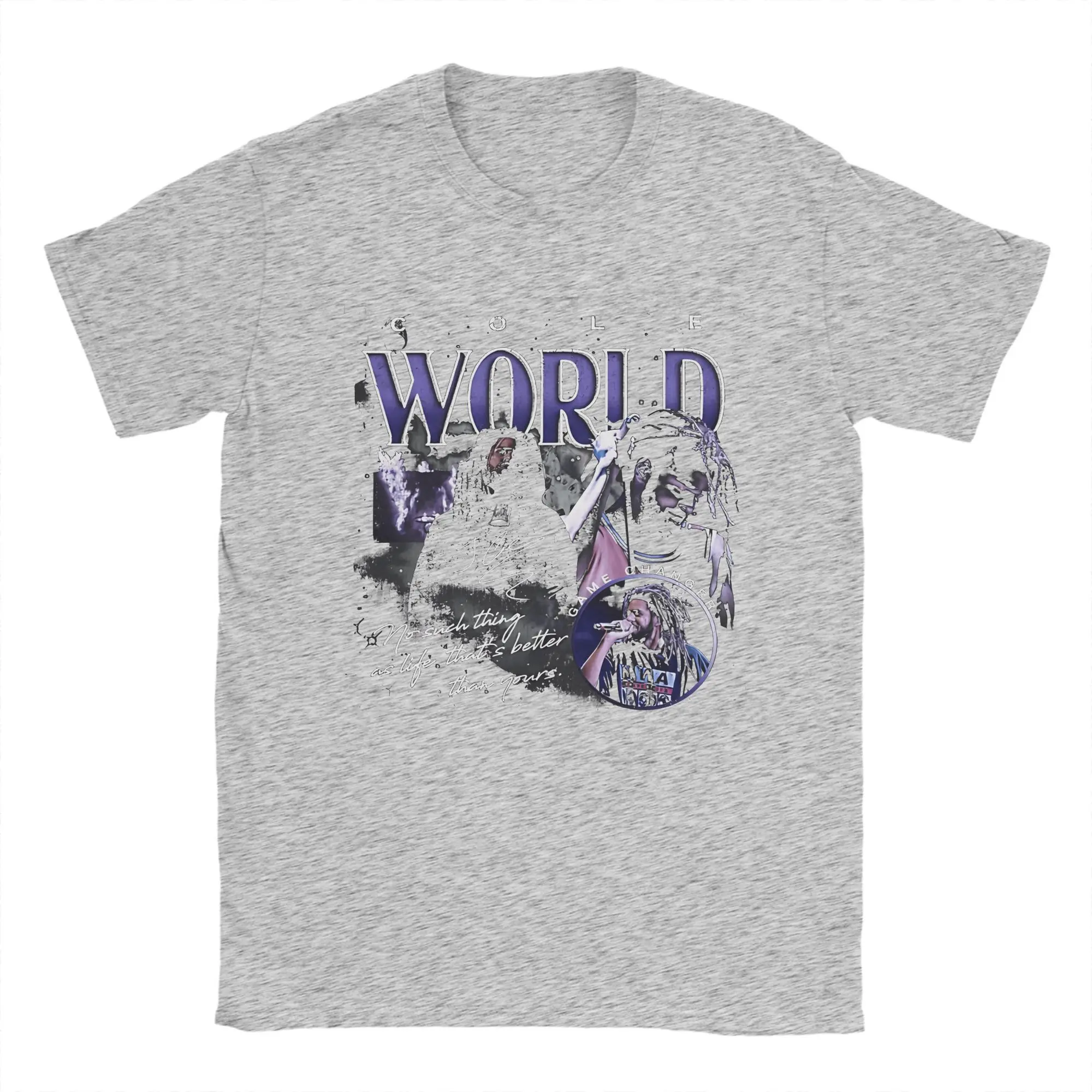 OUHZNUX T-Shirt J Cole Streetwear Rapper Tribute Uomini/Donne Cotone  Sciolto Manica Corta Hip Hop, image size:2000x2000