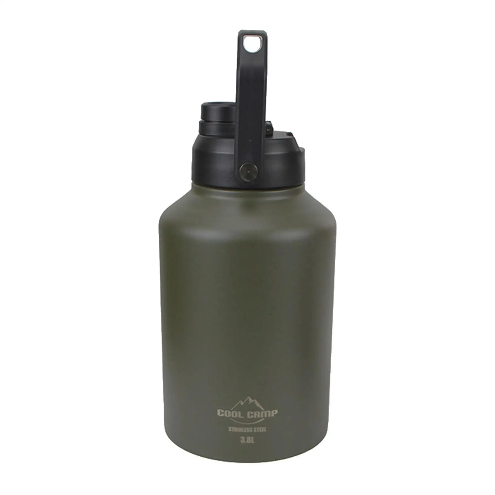 Gallon Insulated Water Bottle Large Capacity with Handle Lids Leakproof for Hot Cold Drinks for Hiking Gym Fishing Sports Party