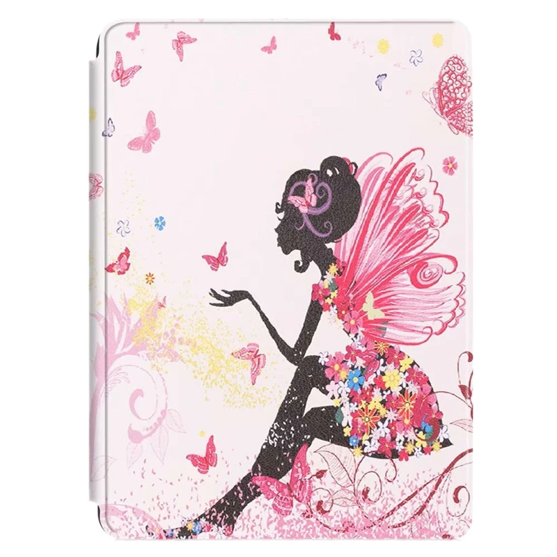 Per Surface Go/Surface Go2 Custodia In Pelle Per Tablet Con Motivo A Rotelle Leggero Ultrasottile Da 10 Pollici (Elf Girl)