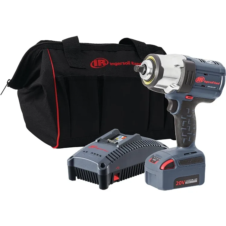 

Ingersoll Rand W7152-K12 1/2" Cordless Impact Wrench and 1 Battery Kit, 4 Power Modes, Brushless Motor, 1500 ft/lbs Nut Busting