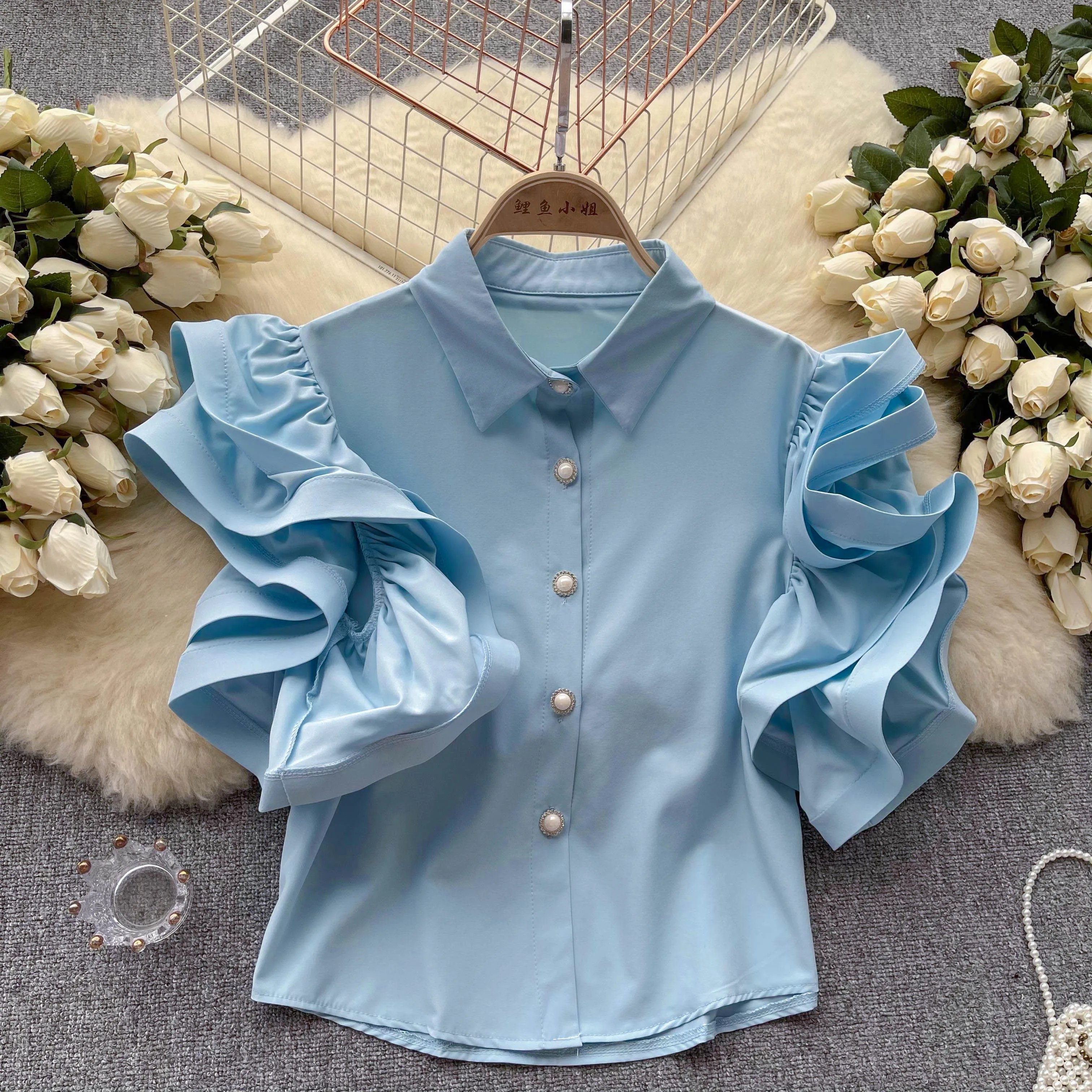 ruffle shirt women