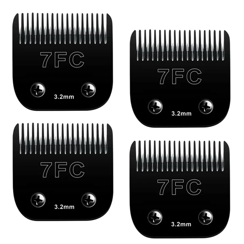 7FC Detachable Dog Pet Grooming Steel Blade Compatible with Andis AG,AGC/Oster A5/Wahl KM Series Clippers