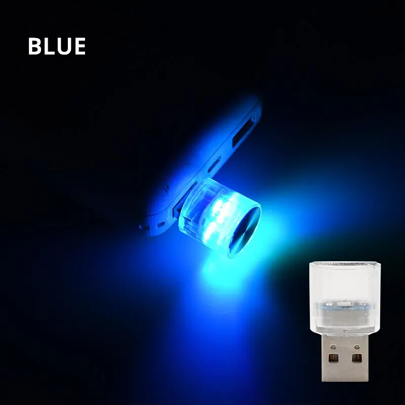 Compact USB LED Ambient Light for Interior Decoration & Portable Use