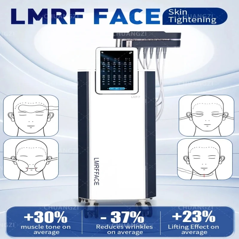 

LMRFFACE Wrinkle Removal Anti-aging Microcurrent Facial Lifting Skin Tightening Emrf Facial Machine Activate Collagen Beautify