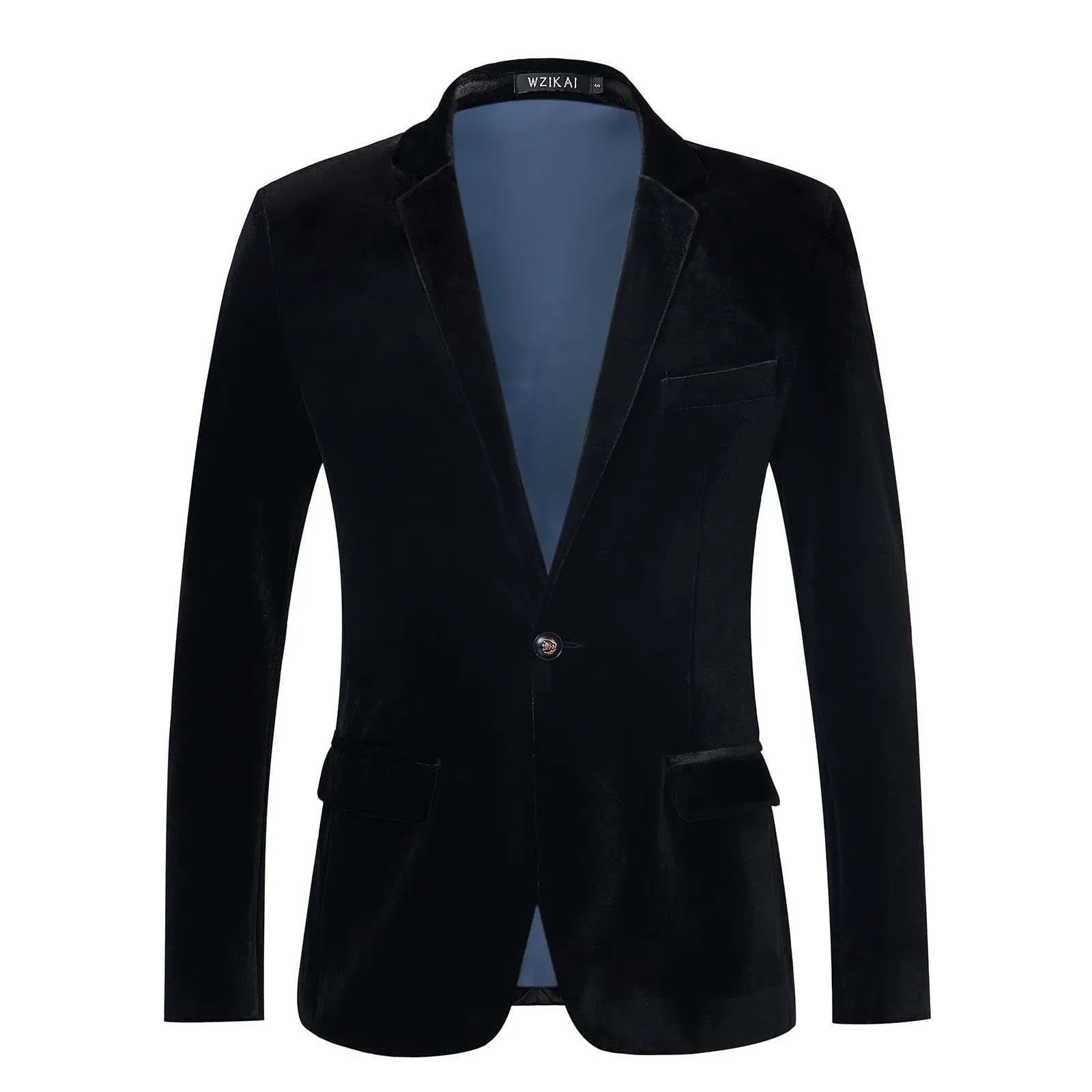 Autumn And Winter Men's Velvet Suit Casual Loose Fit Single Button Jacket Dress Suit Wedding Groom Business Blazer Male