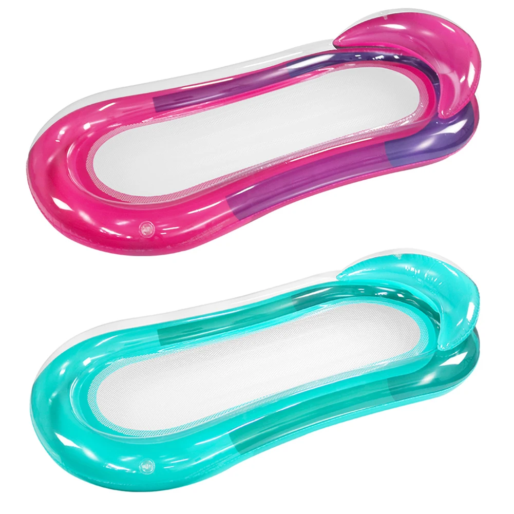 PVC Waterproof Inflatable Pool Lounger Foldable Hammock Bed