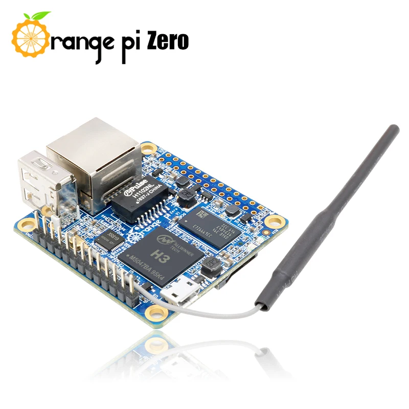 Orange Pi Zero 256MB RAM Single Board Computer Allwinner H3 Quad-Core,WiFi, Open-Source, Run Android Linux,100M Ethernet SBC