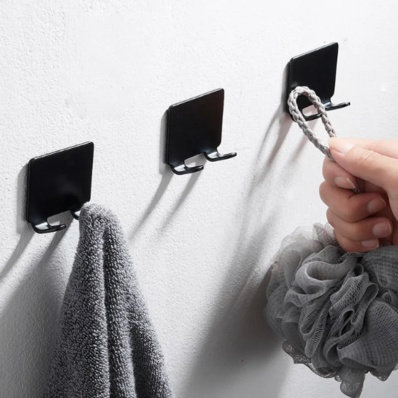Razor Holder Shaving Shaver Holder Selfadhesive Hook For Key Towel Holder Razor Rack Bathroom Kitchen Storage Shelf Hook Bathroom Accessories