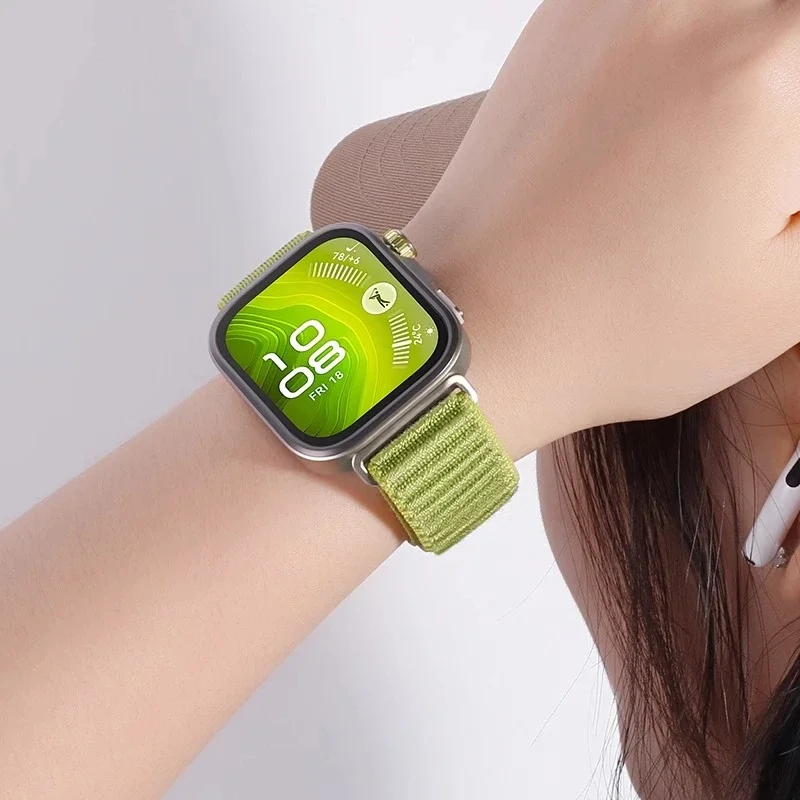 รูปสินค้า ห่วงนาฬิกา Huawei Fit 4/4 Pro ไนลอน 3 เส้น นุ่มสบาย ระบายอากาศดี