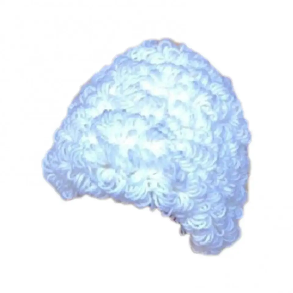 Winter Kids Granny Curly Hair Wig Cap