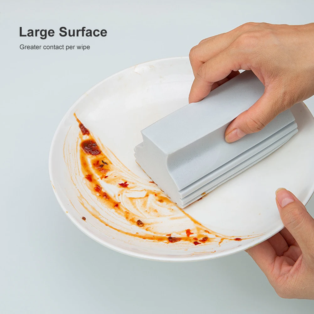 

Clean Sponge With Handle Multi-function Clean Brush Duster Household Cleaning Sponge Portable Repeatable Car Washing Sponge