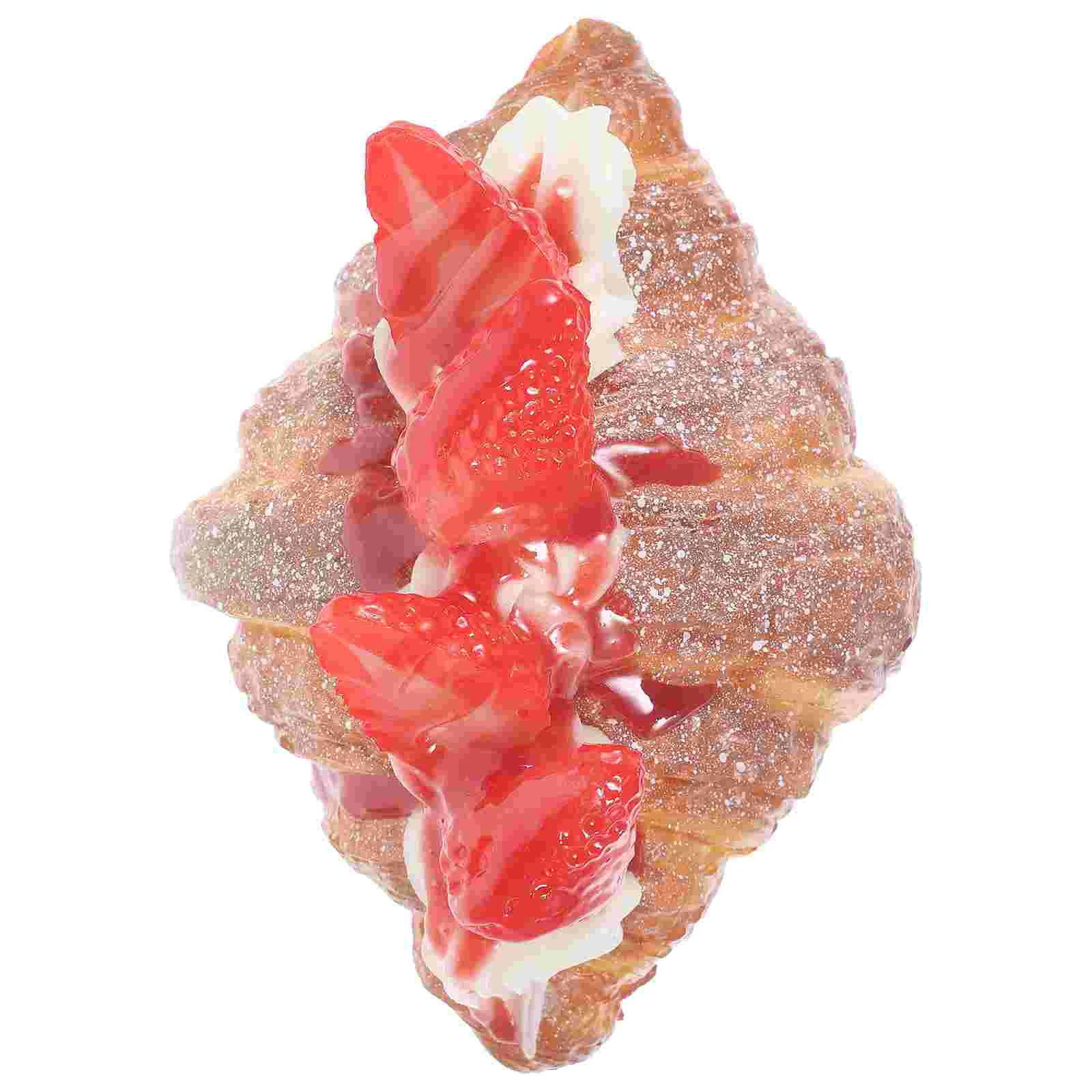 

Artificial Croissant Fake Bread Simulation Bread Model PU Bread Photography Prop