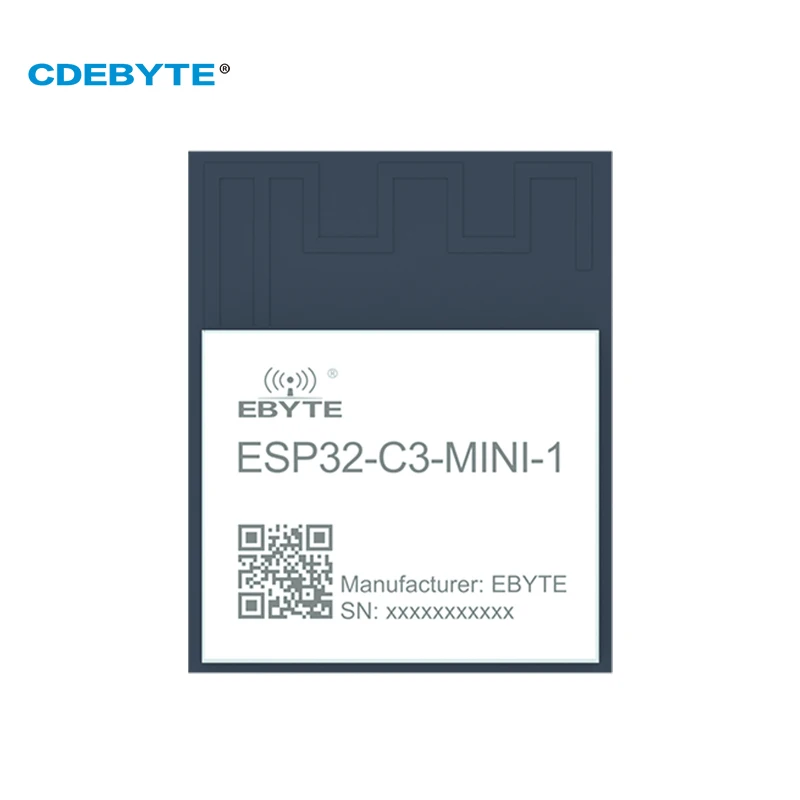 

ESP32 2.4G Wifi Wireless Module CDEBYTE ESP32-c3-mini-1 UART I/O 20dBm IEEE802.11b/g/n PCB Antenna Small Size Module