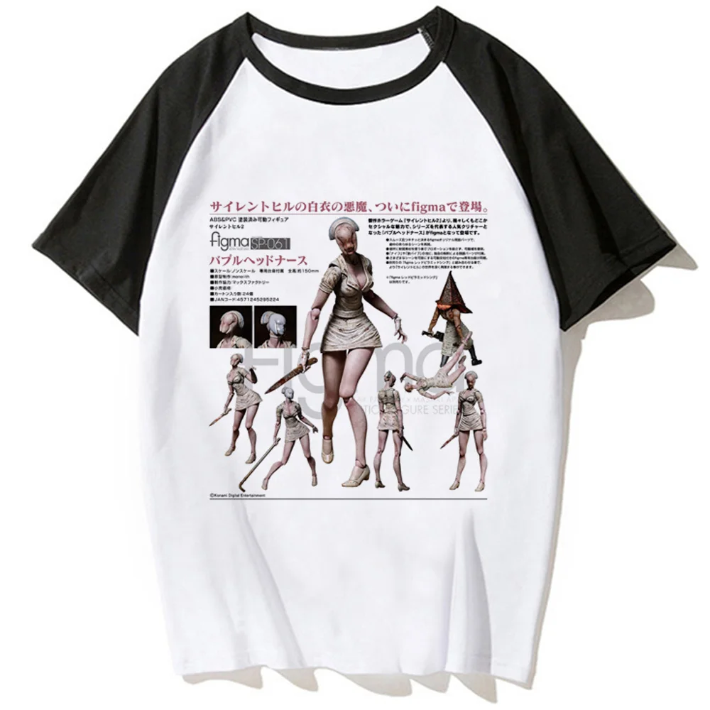 Silent Hill Tee Women Y2K Tee Female Anime Funny Designer Clothes