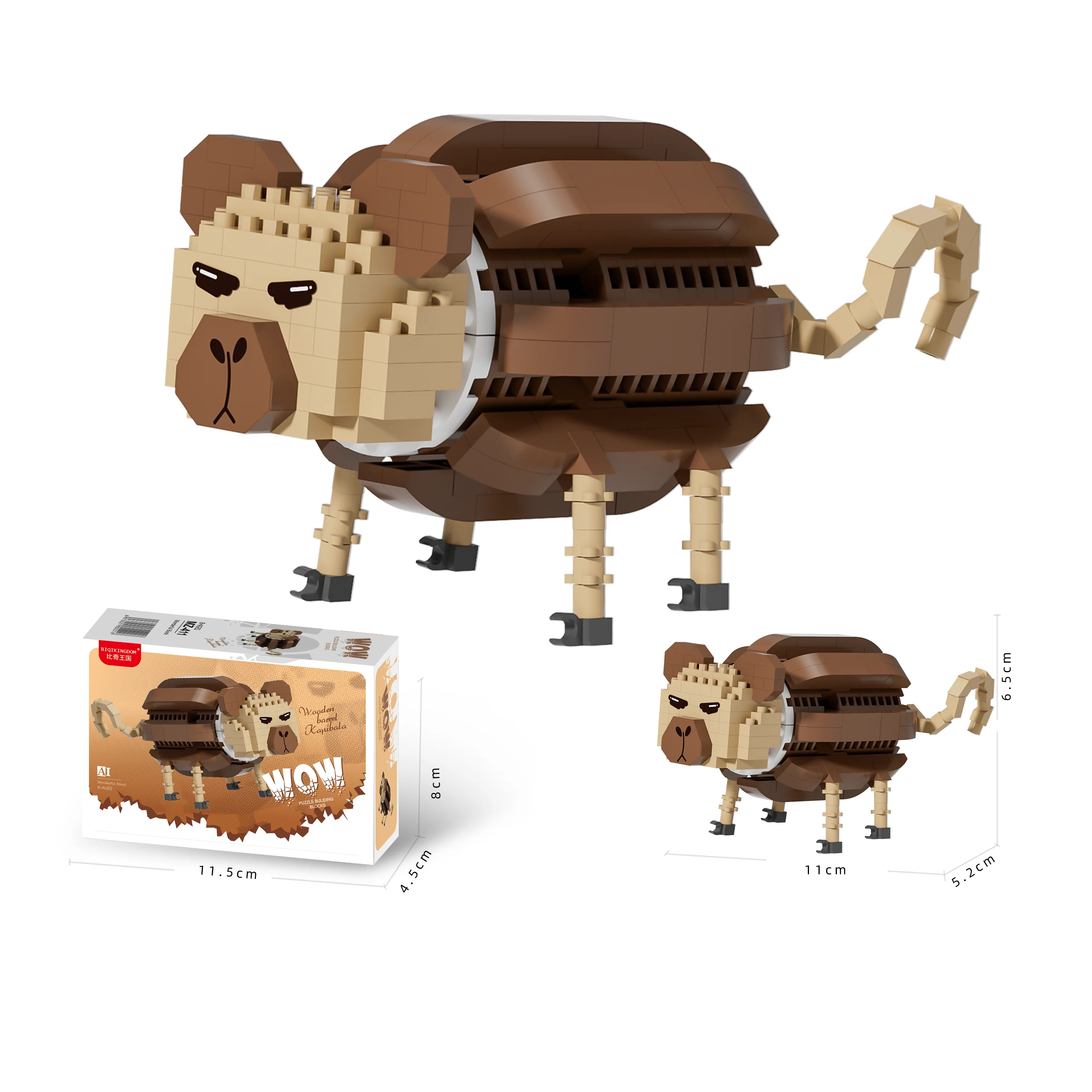 Brainrot Soundboard Building Blocks - Funny Cartoon Blocks